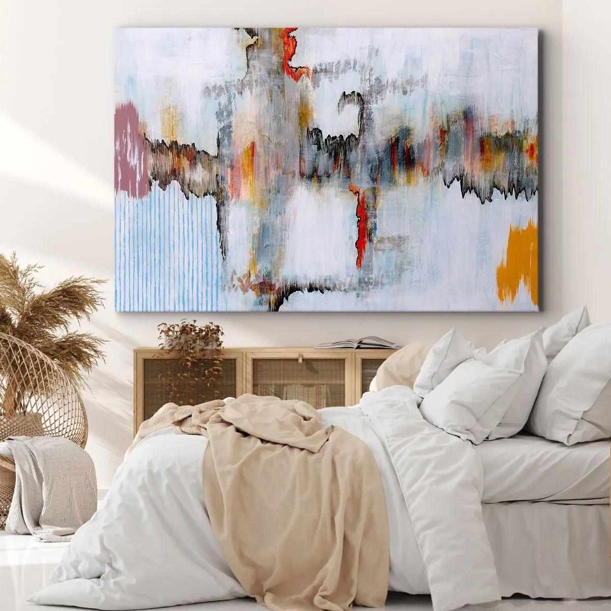 Obraz na plátně - Klackem po vodě - 120x80 cm