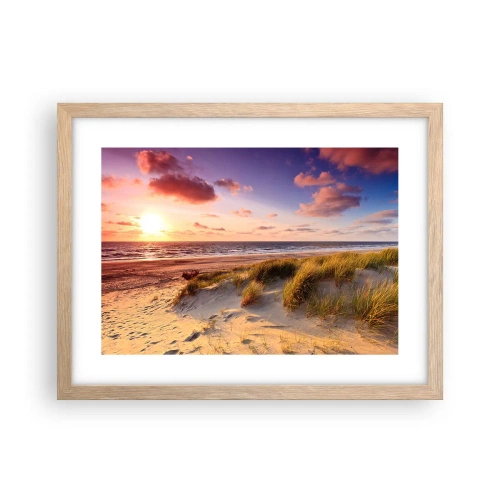 Plakát v rámu světlý dub - Už v létě voní vzduch - 40x30 cm