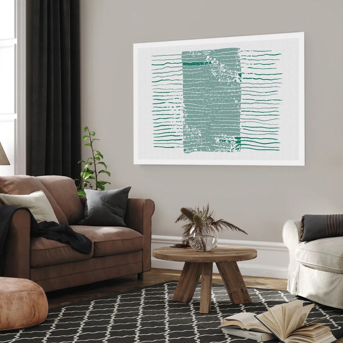 Plakát - Mořská abstrakce - 100x70 cm