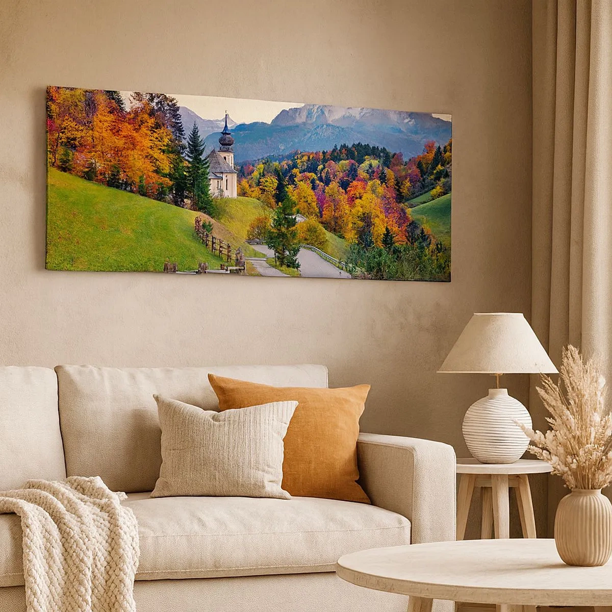 Obraz na plátně - Naprosto ideální krajina - 100x40 cm