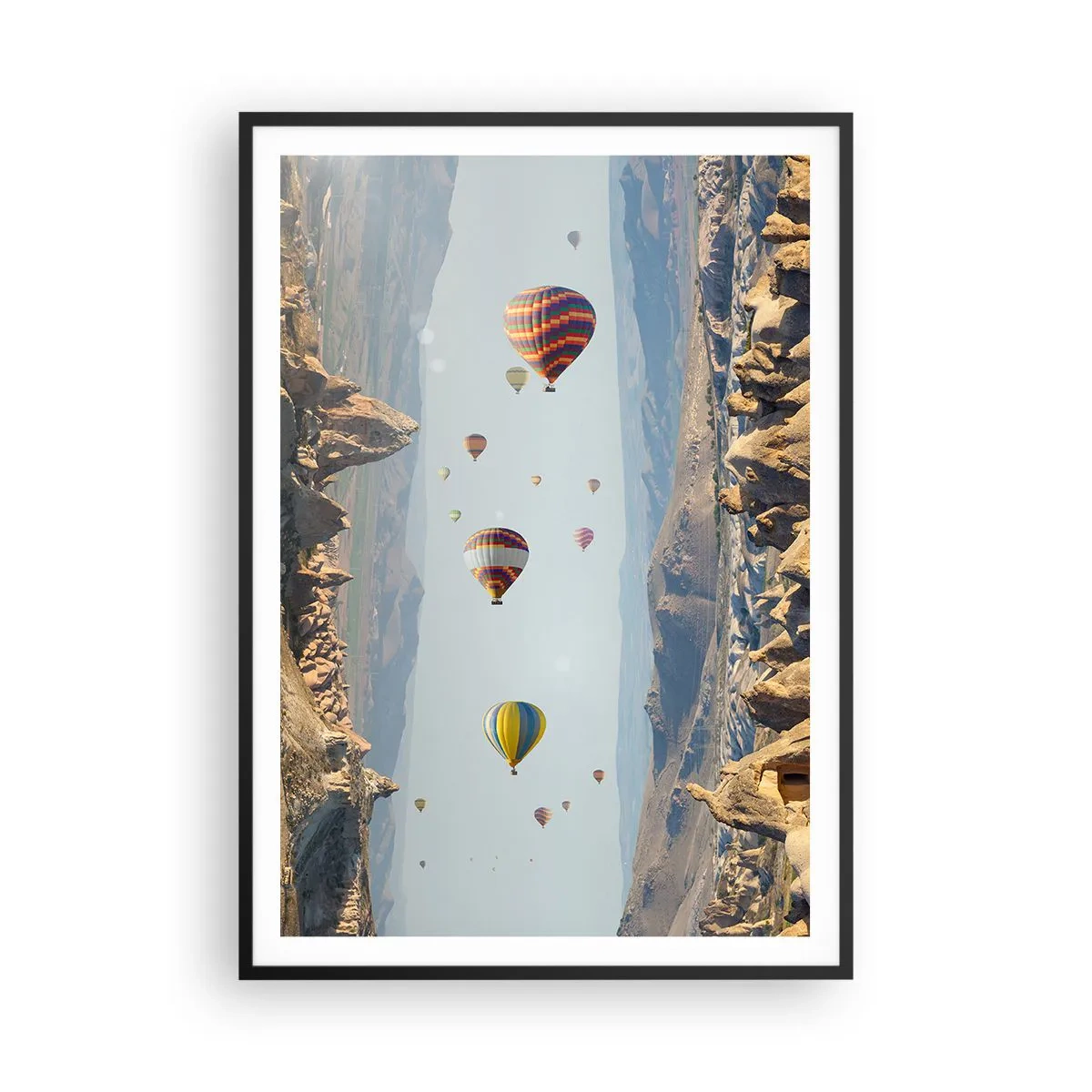 Plakát v černém rámu - Zde je možné vše - 70x100 cm