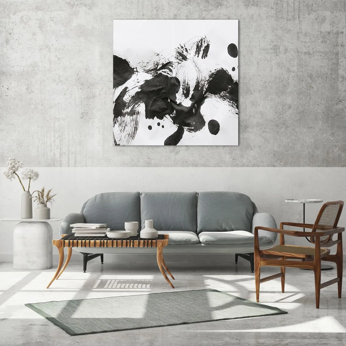 Obraz na skle - Metoda v šílenství? - 60x60 cm