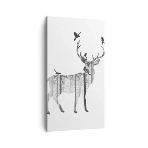 Obraz na plátně - Dobrý duch lesa - 45x80 cm