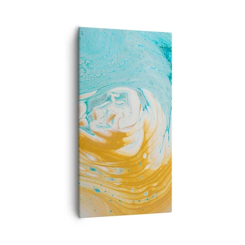 Obraz na plátně - Pastelový vír - 55x100 cm