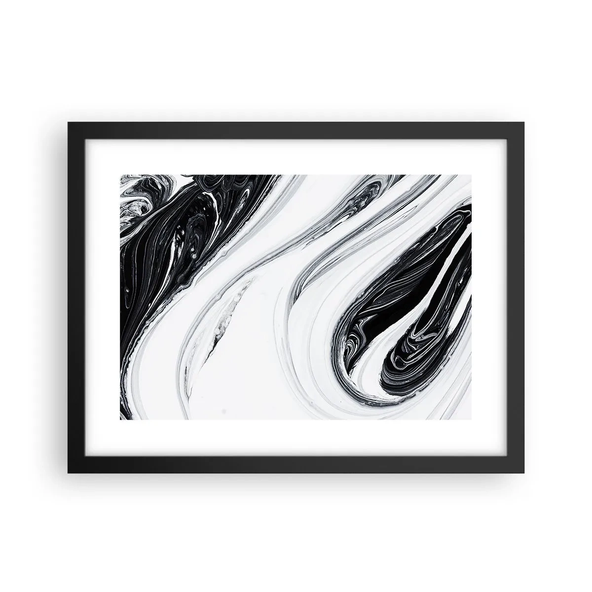 Plakát v černém rámu - Spojení protikladů - 40x30 cm