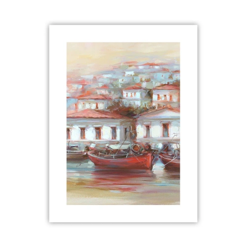 Plakát - Šťastné městečko - 30x40 cm