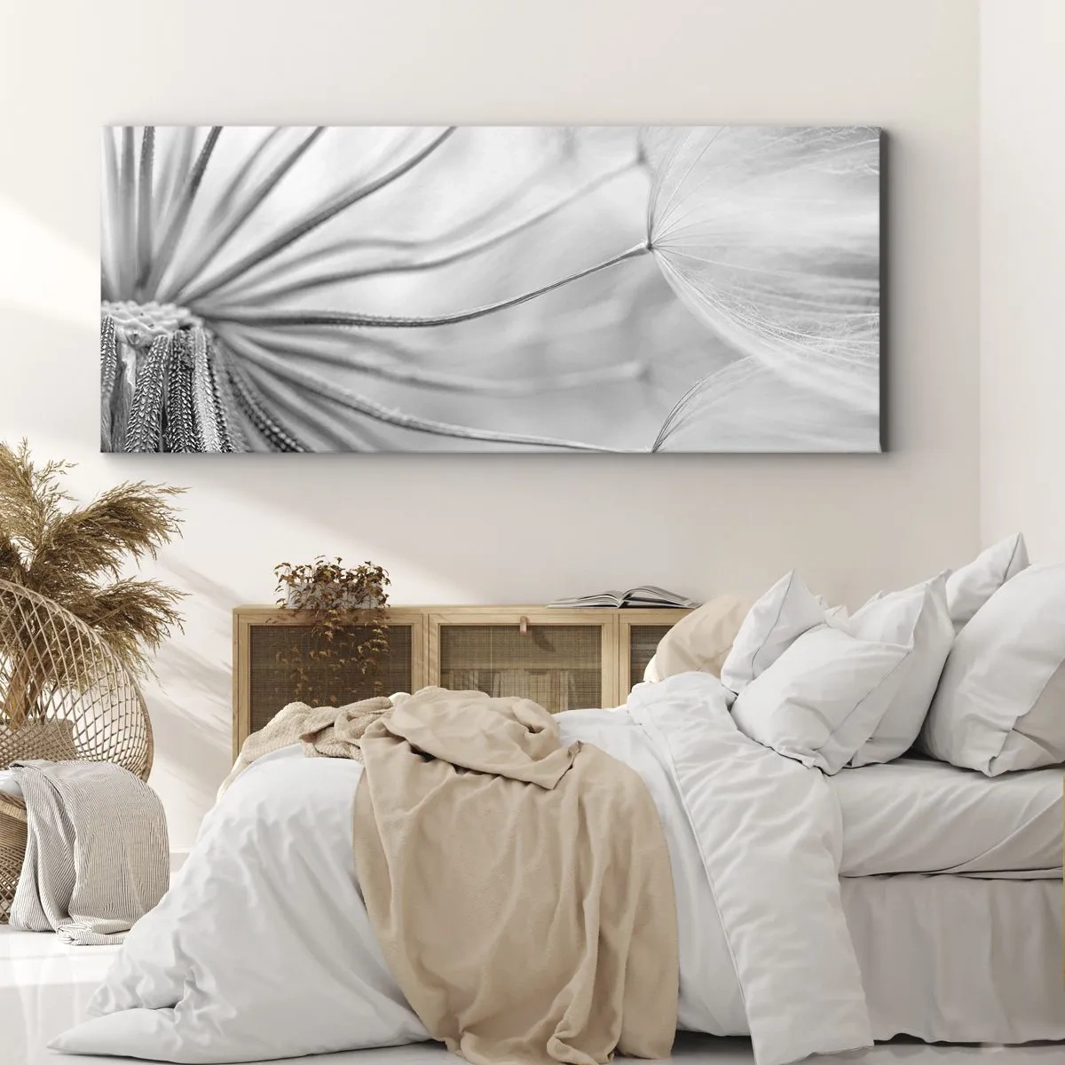 Obraz na plátně - Pampelišky - 100x40 cm