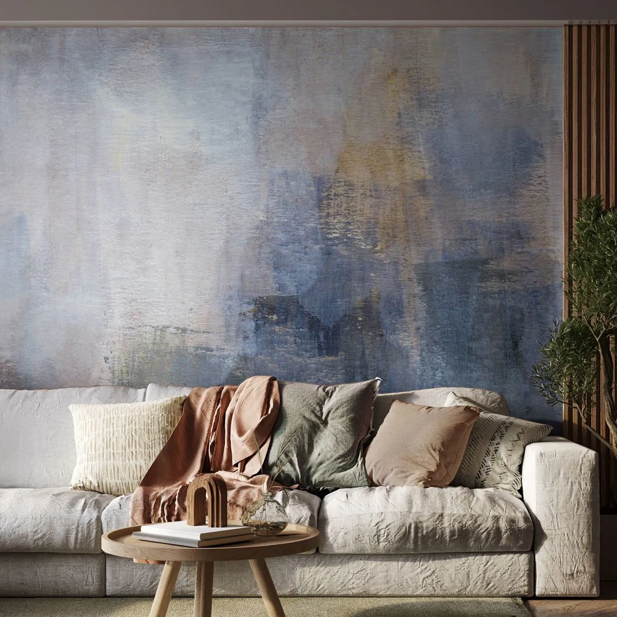 Fototapeta Premium Canvas - Tóny a akordy barev - Abstrakce, Kus, Malování - 200x140 cm