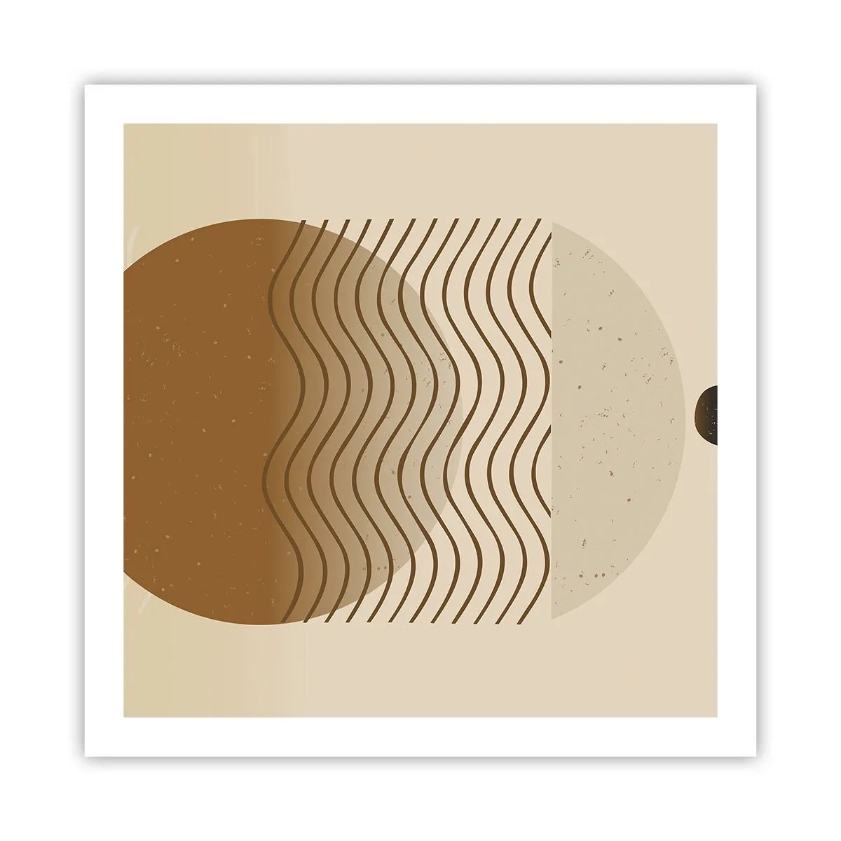 Plakát - O původu geometrických obrazců - 60x60 cm