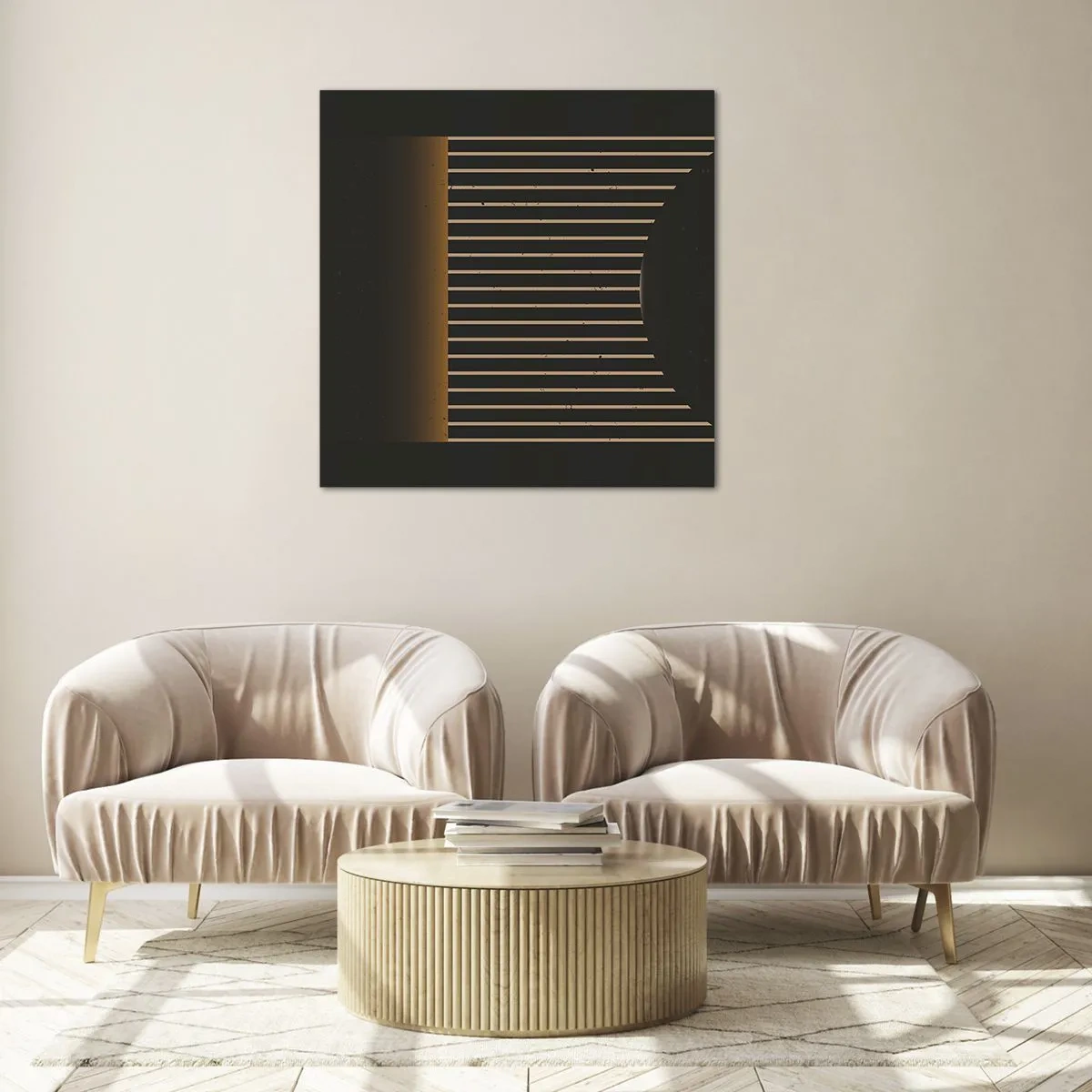 Obraz na skle - Prozkoumat temnotu - 60x60 cm