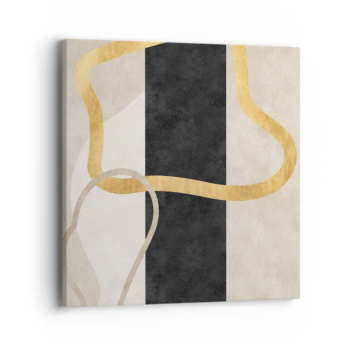 Obraz na plátně - Tvary ve smyčce - 40x40 cm