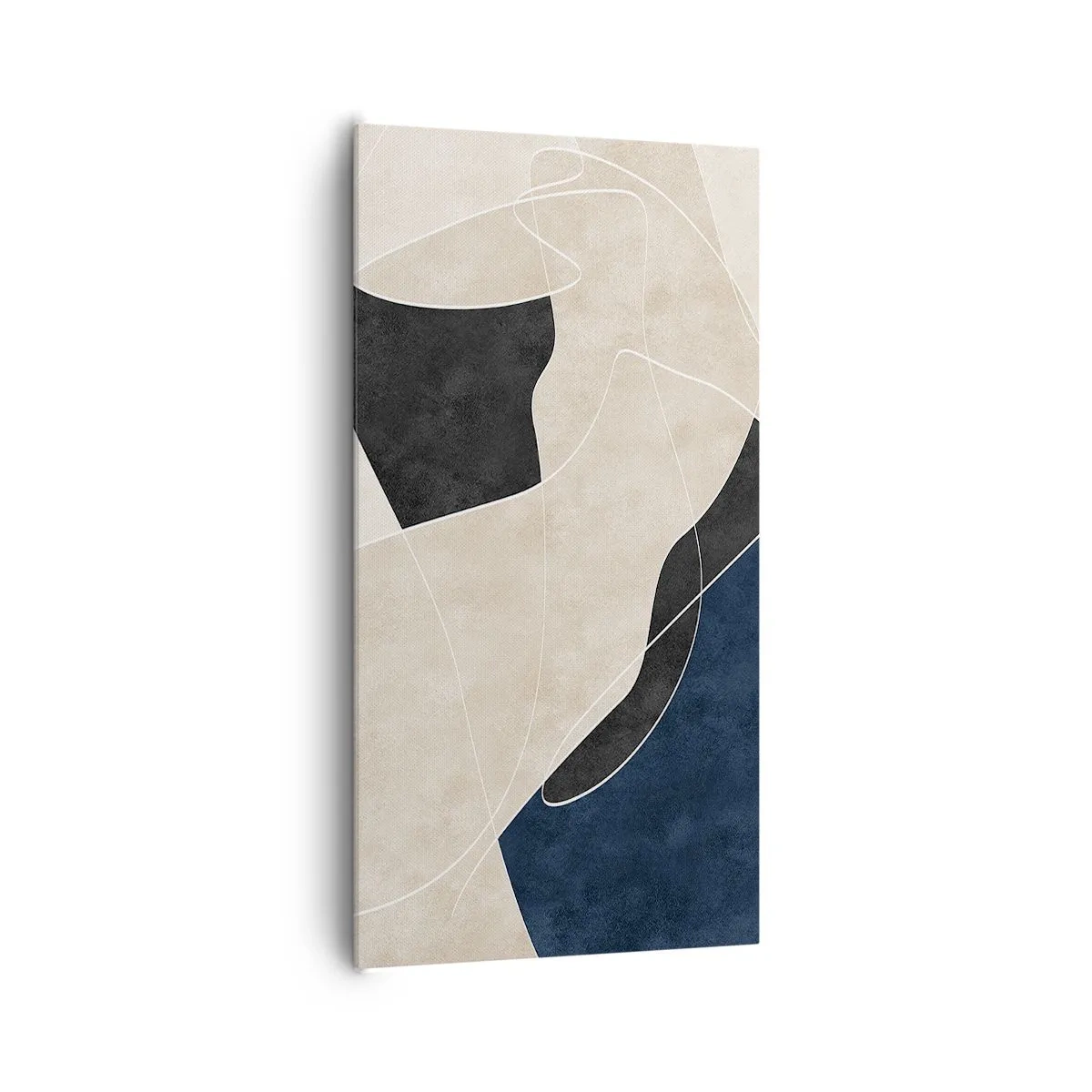 Obraz na plátně - Abstraktní kompozice – kontrast barev - 65x120 cm