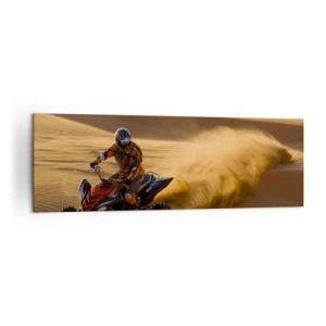 Obraz na plátně - Na vlnách písku - 160x50 cm