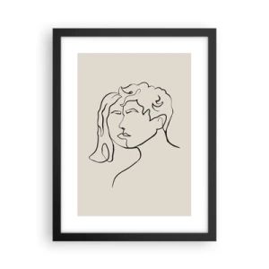 Plakát v černém rámu - A byla jednota - 30x40 cm