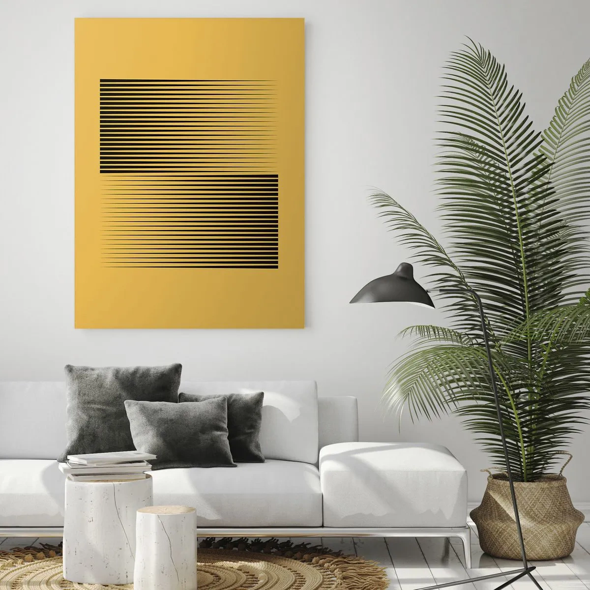 Obraz na skle - Čtverec protikladů - 80x120 cm