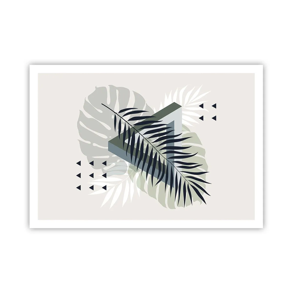Plakát - Příroda a geometrie – dva řády? - 100x70 cm