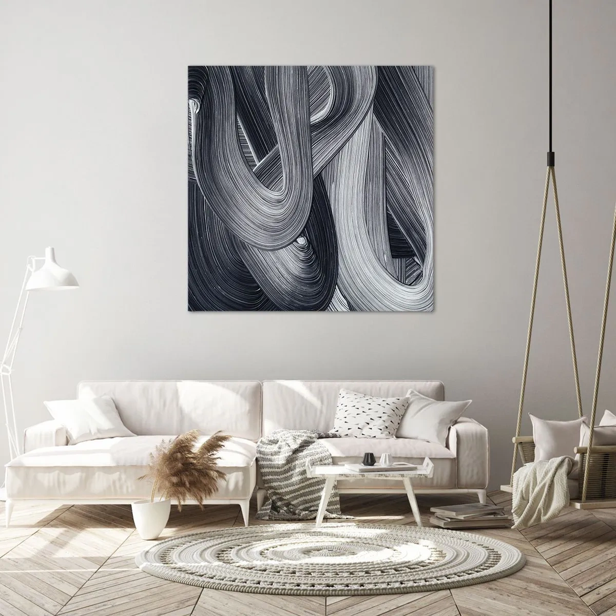 Obraz na plátně - Plynulost reality - 40x40 cm