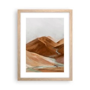 Plakát v rámu světlý dub - K prameni - 30x40 cm