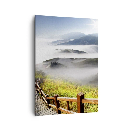 Obraz na plátně - Utkané ze záře a mlhy - 50x70 cm