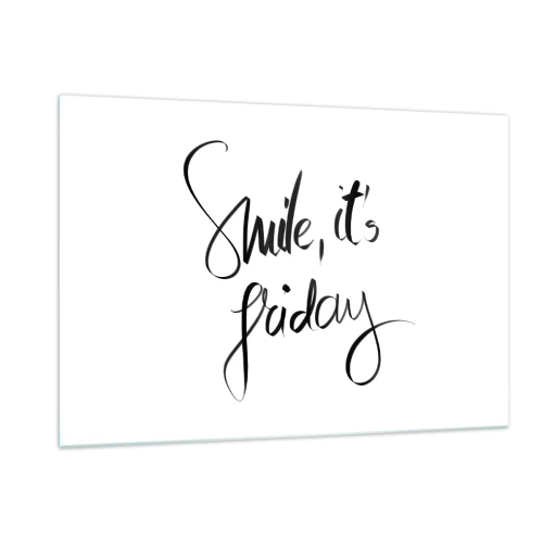 Obraz na skle - Opravdová radost - 120x80 cm