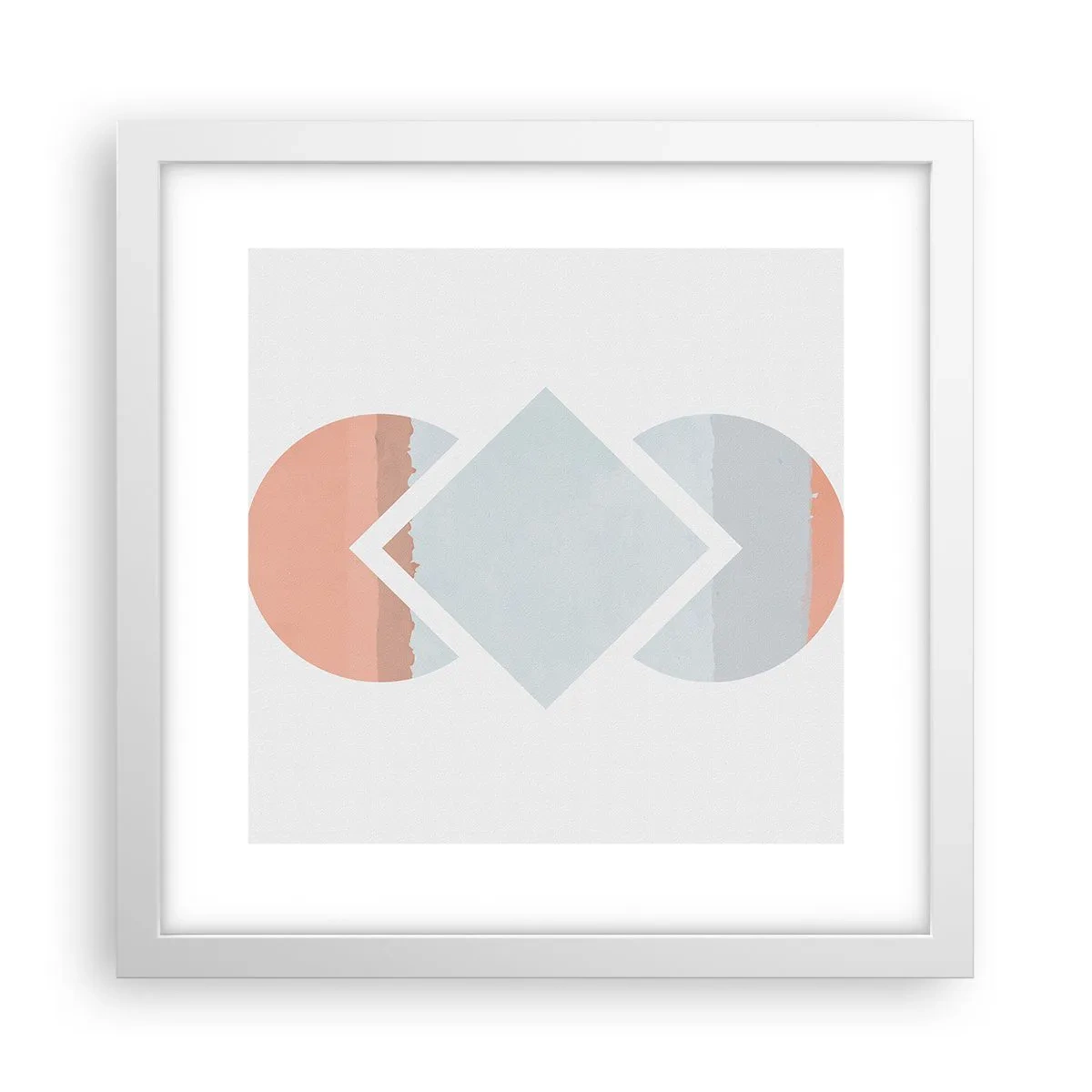 Plakát v bílém rámu - Situace je jasná - 30x30 cm