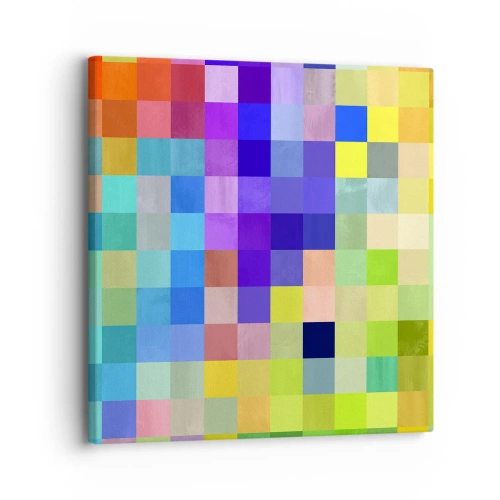 Obraz na plátně - Každý jiný, všechny rovné - 30x30 cm