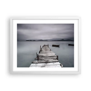 Plakát v bílém rámu - Zítra můžeš vyrazit - 50x40 cm