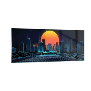 Obraz na skle - Pořád chcete do reálu? - 100x40 cm