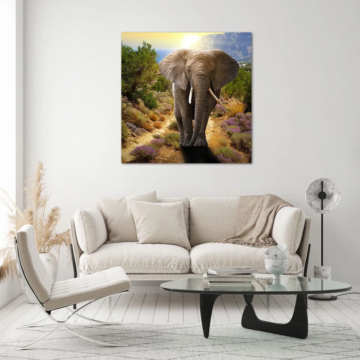 Obraz na skle - Tak vypadal Ráj - 30x30 cm