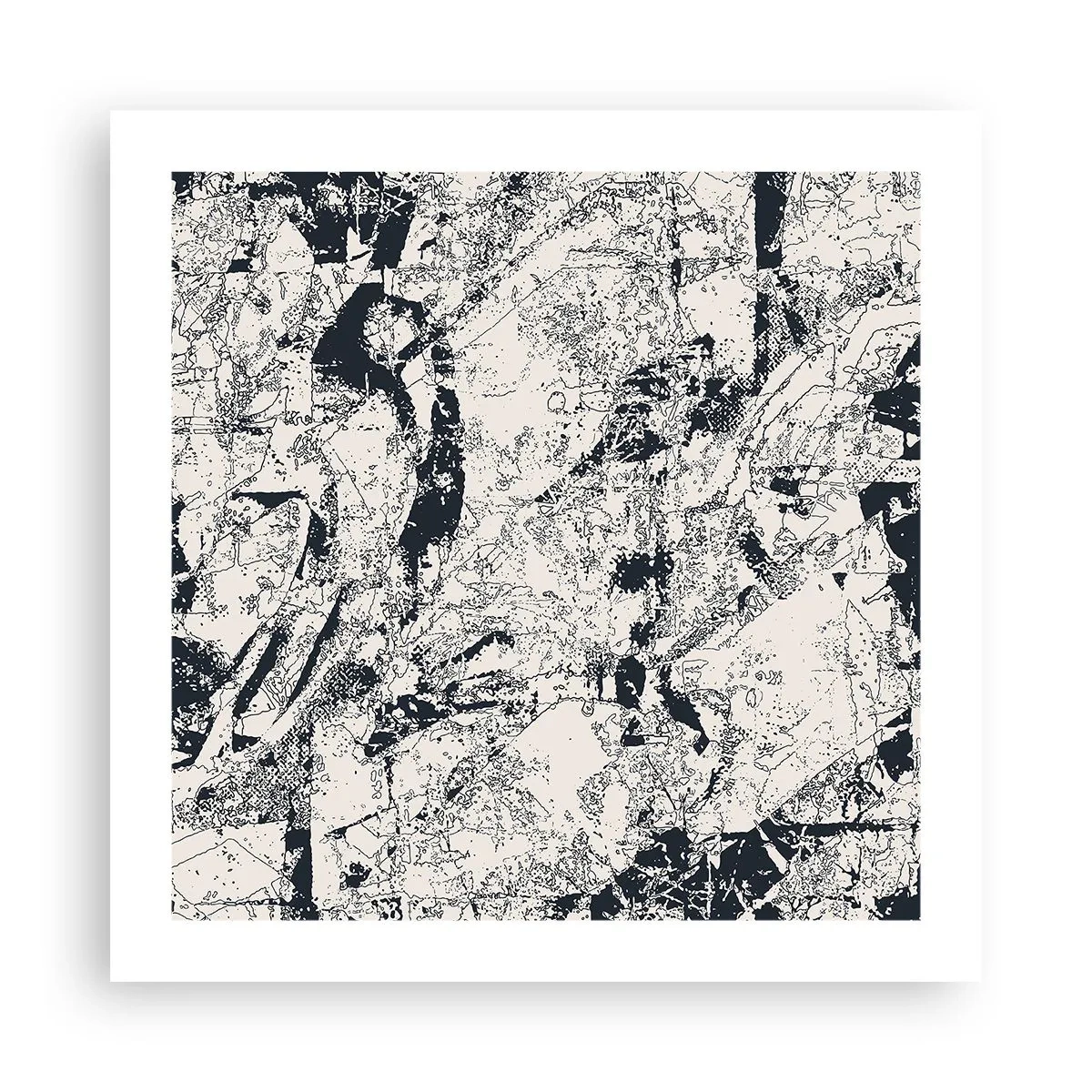 Plakát - Prolínání protikladů - 50x50 cm