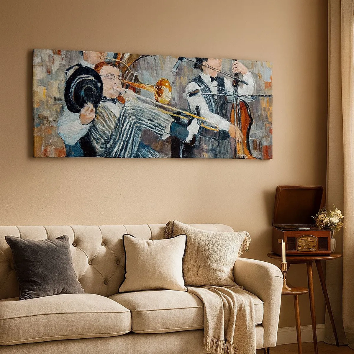 Obraz na plátně - Celý tento jazz - 100x40 cm