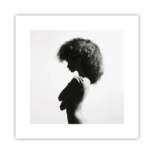 Plakát - Jako květina na štíhlém stonku - 30x30 cm