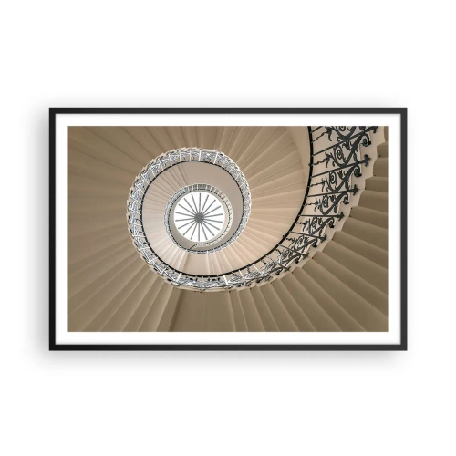 Plakát v černém rámu - Uvnitř mušle - 91x61 cm
