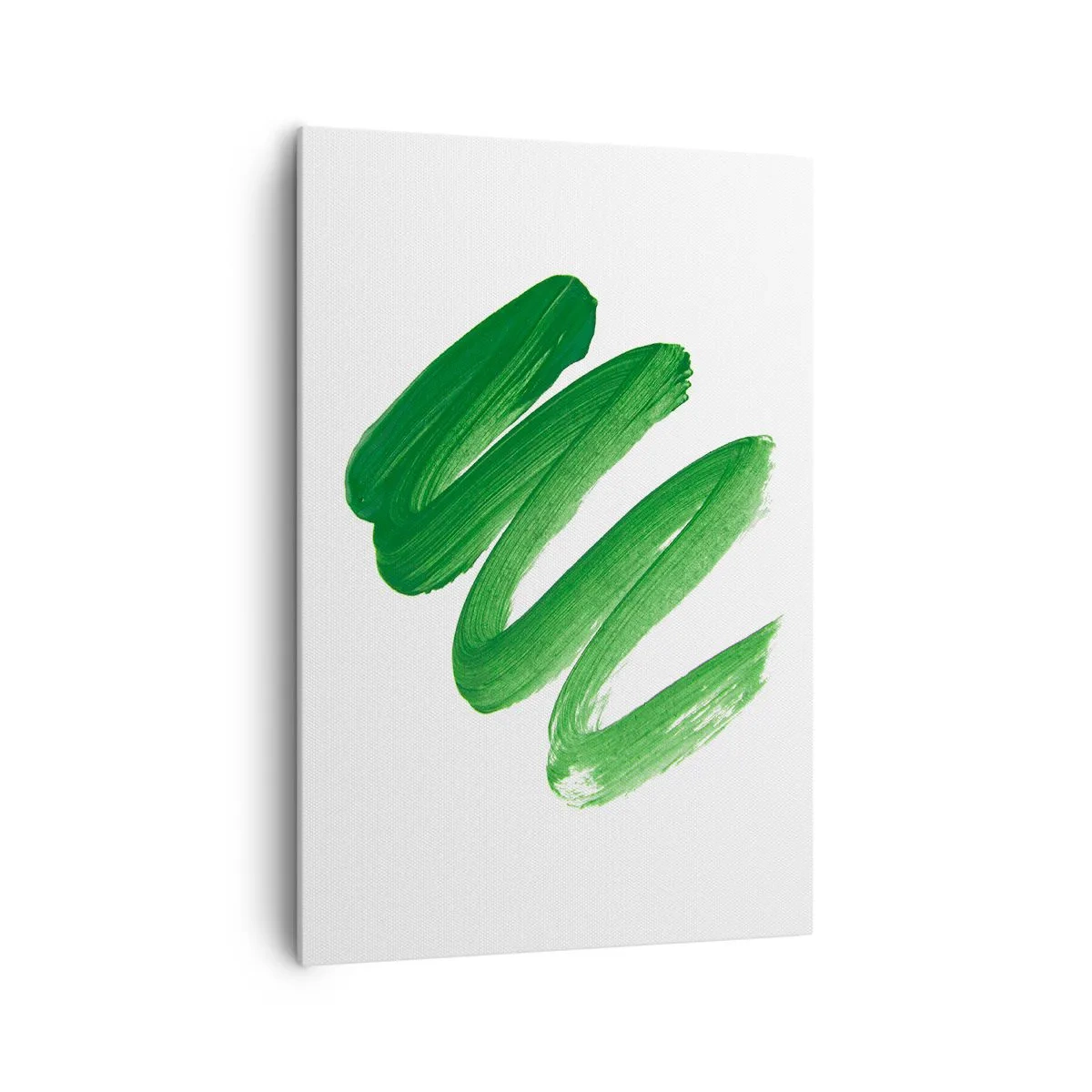 Obraz na plátně - Zelený žert - 70x100 cm
