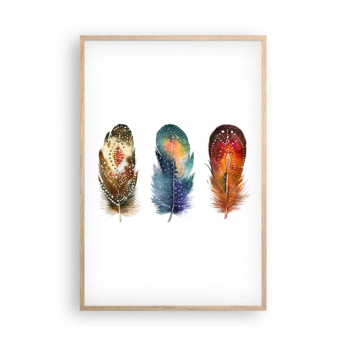 Plakát v rámu světlý dub - Rituály, obřady, tajemství - 61x91 cm