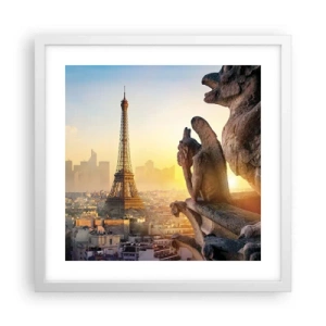 Plakát v bílém rámu - Hodně se změnilo… - 40x40 cm