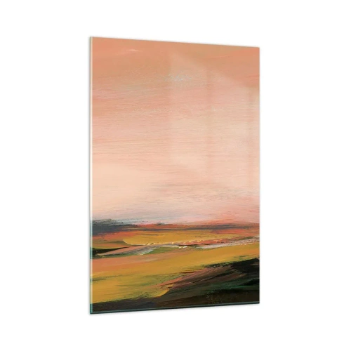 Obraz na skle - V růžových tónech - 80x120 cm