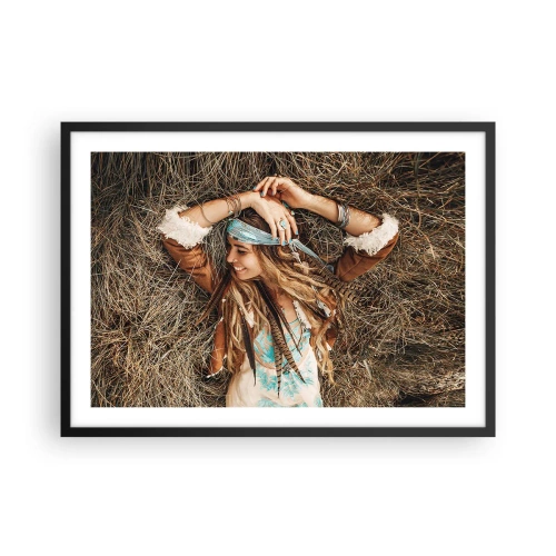 Plakát v černém rámu - Na cestě do léta lásky - 70x50 cm