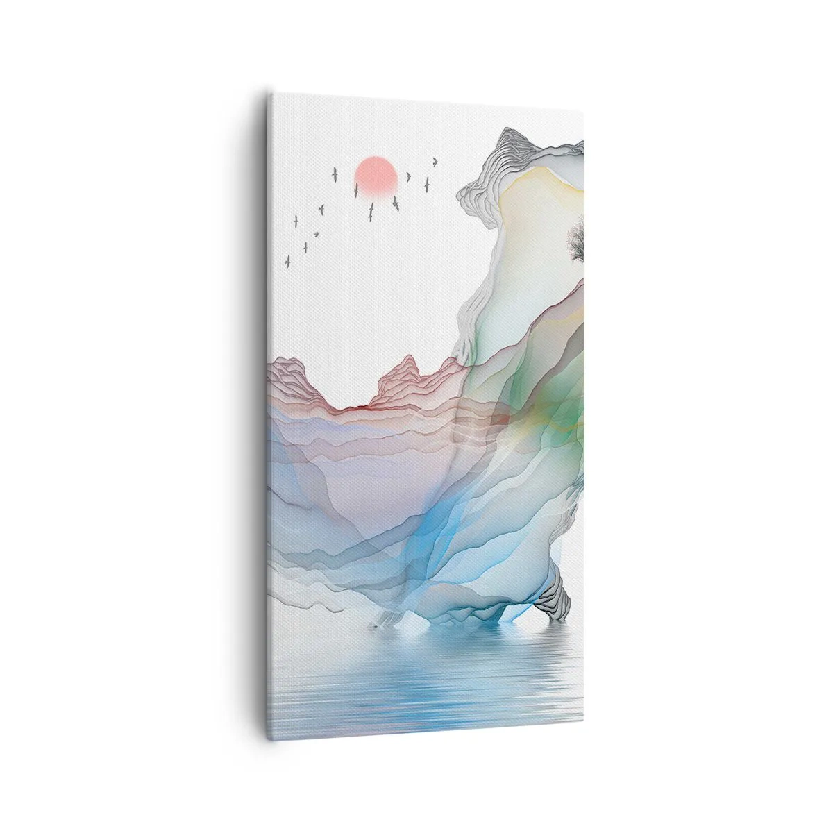 Obraz na plátně - Ke křišťálovým horám - 55x100 cm