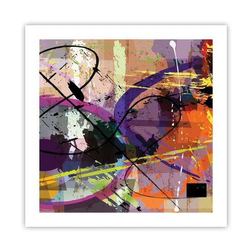 Plakát - Lze přímo nebo kolem - 50x50 cm