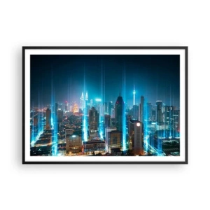 Plakát v černém rámu - Berlinským způsobem do nebe - 100x70 cm