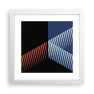 Plakát v bílém rámu - Jednoduchý příběh - 30x30 cm