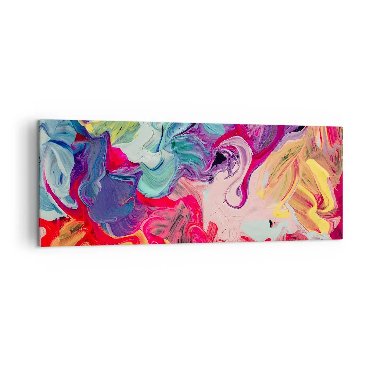 Obraz na plátně - Zrození barev - 140x50 cm