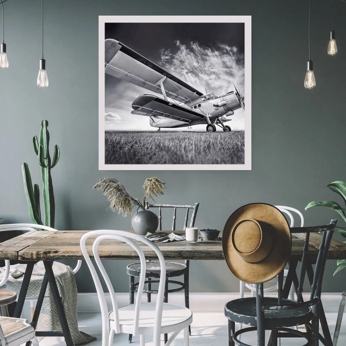 Plakát - Okřídlený poutník - 40x40 cm