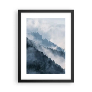 Plakát v černém rámu - Horská mystika - 30x40 cm
