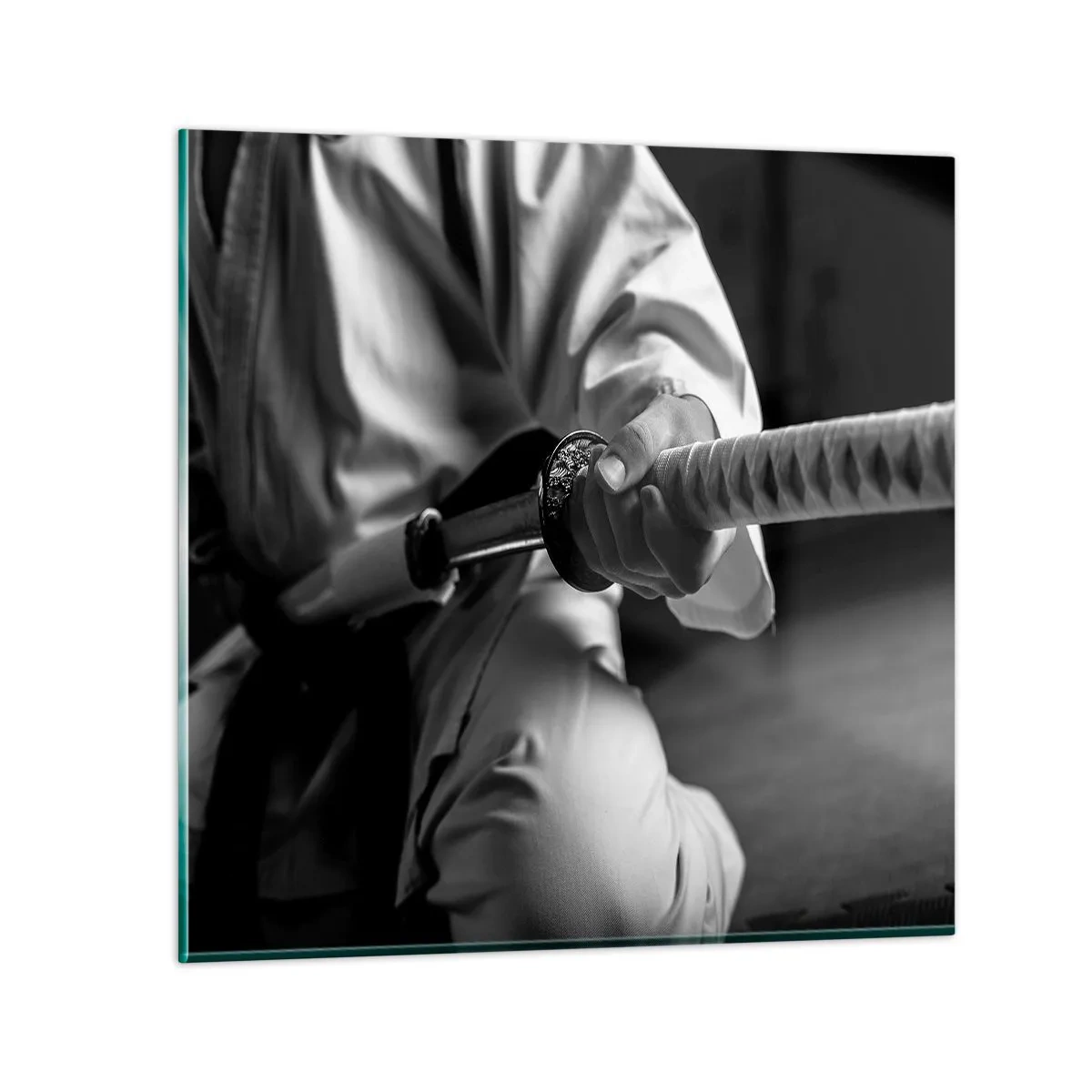 Obraz na skle - Duše bojovníka - 40x40 cm