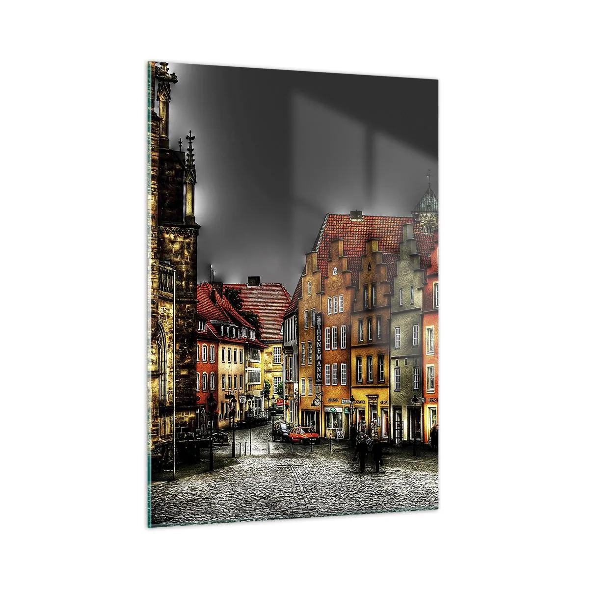 Obraz na skle - Chybí jenom kouzelná drožka - 50x70 cm