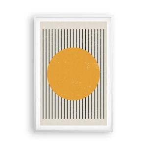 Plakát v bílém rámu - Síla jednoduchosti - 61x91 cm