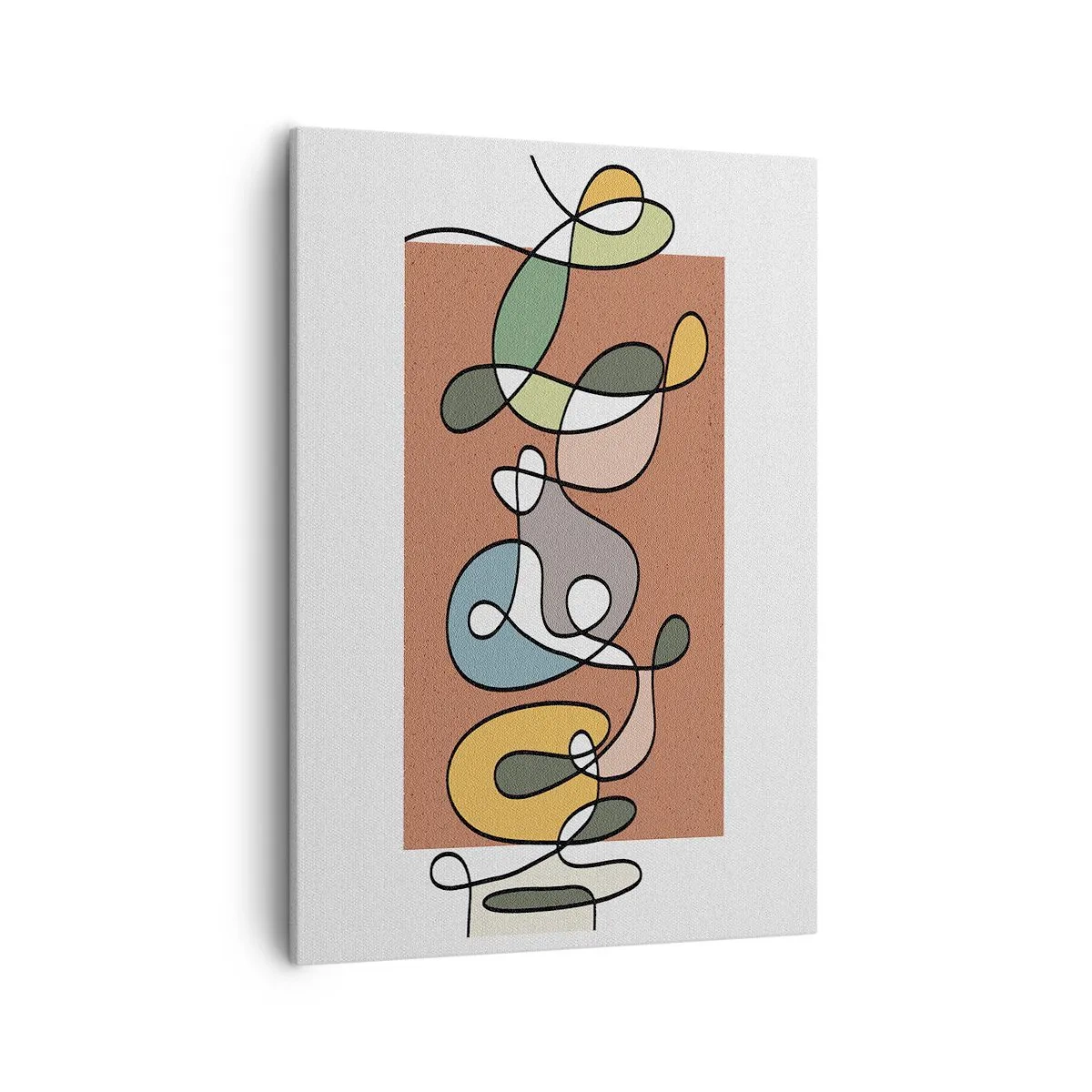 Obraz na plátně - Abstrakce: barevné dovádění - 50x70 cm