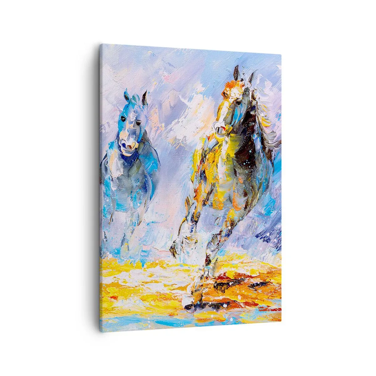 Obraz na plátně - Cválající skrze září - 50x70 cm